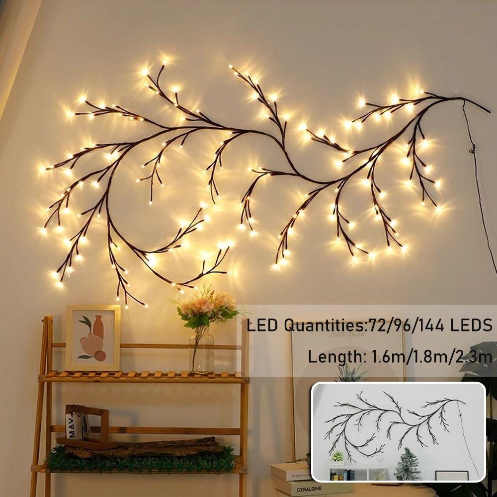 Lighting Form Tree Vine Light USB LED Lights String New Rattan Lamp  Wall Decoration