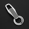 Custom Logo Name Metal Waist Hanging Keyring Laser Inscription Men Women Key Chain Ring Creative Personalized Keychain Gift
