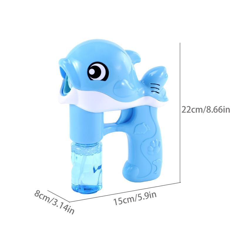 Fully automatic Whale Bubble Gunner holds light music bubble outdoor must-have Boy Girl Christmas Gift Halloween gift