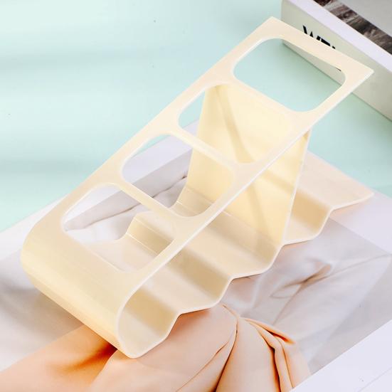Control Holder Small Desktop Storage Rack with 4 Slots Anti-Slip Base Small