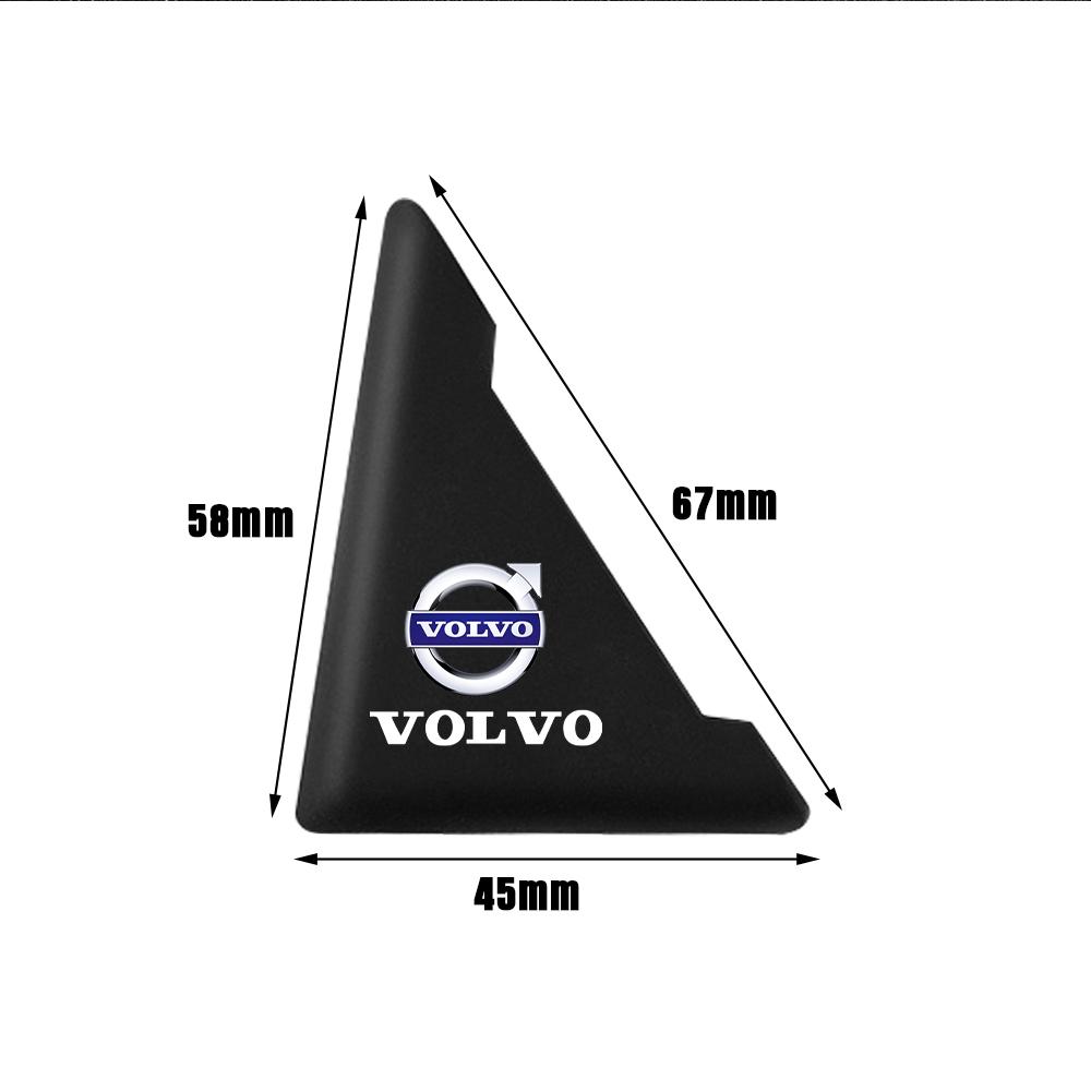 2 Piezas Protector de Esquina de Puerta de Coche de Silicona Cubierta Anticolisión Emblema Automático Para Volvo RDESIGN XC90 XC60 XC40 XC80 S60 S90 V40 V60
