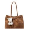 Retro Autumn and Winter New Fashion Simple Large Capacity Shoulder Portable Tote Bag Women's Commuter Armpit Bag