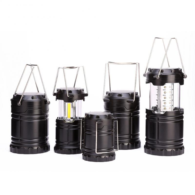 Mini 3*COB Tent Lamp LED Portable Lantern TelescopicTorch Camping Lamp Waterproof Emergency Light Powered