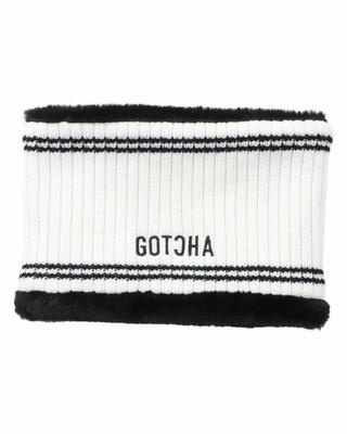GATCHA Golf Knit Neck Warmer, Men's Unisex Golf Wear, Autumn/Winter, 253GG8900, White, F