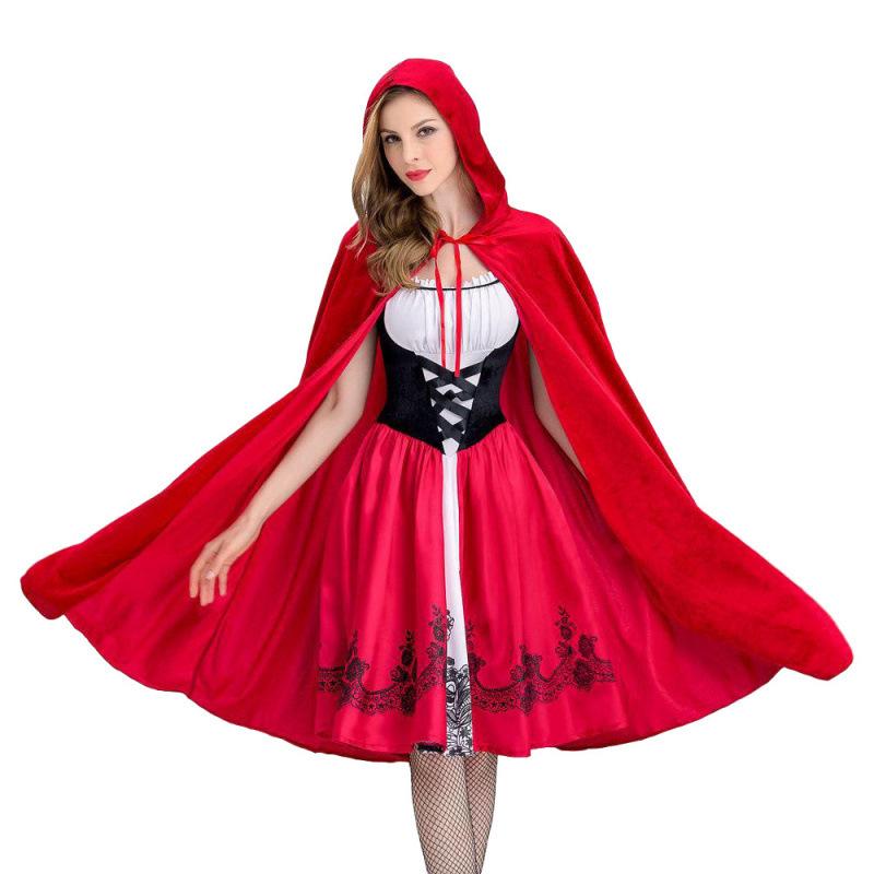 Little Red Riding Hood Costume Theatrical Performance Parent-child Costume Women's Halloween Costume