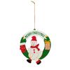 Wooden Hollow Santa Ornaments for Christmas Tree Decorations