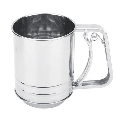 Cucina Acciaio Inossidabile Doppio Strato Manuale Setaccio Setaccio Colino Strumento da Cucina per Cucinare e Cuocere al Forno