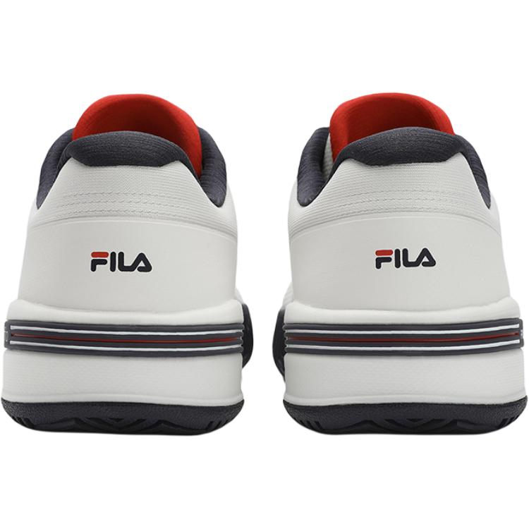 FILA Court Comfortable Versatile Durable Rebound Low-Top Tennis Shoes Men sneaker White A12M531507F-CD
