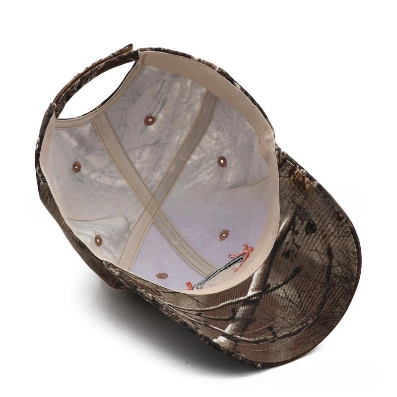 Fishing Stitching Embroidered Horn Cap Baseball Camo New Brand Latest Fresh Caps Outdoor Hunting Camouflage Jungle Hat Airsoft Tactical Hiking Hats