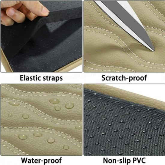 Auto Armrest Pad Cover Center Console Box PU Leather Cushion Mat Car Accessories