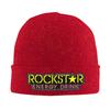 Rockstar Energy Drink Warm Knitted Cap Winter Knit Bonnet Hat Skullies Beanies Hip Hop Caps for Unisex