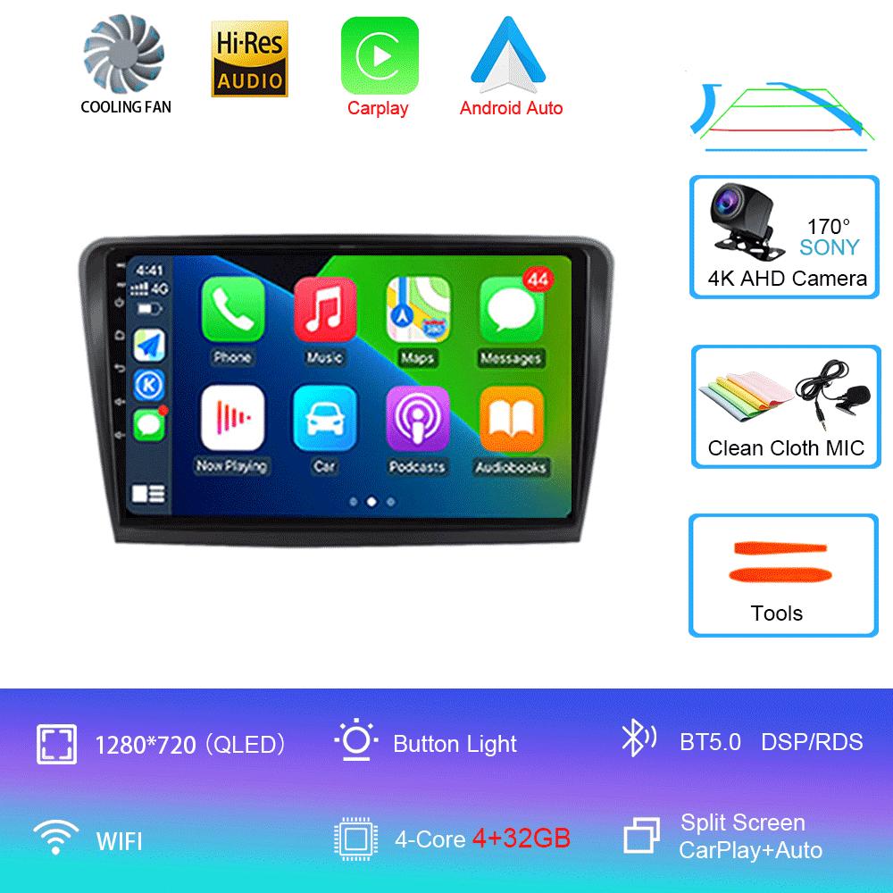 

Android 14 автомобильное радио Carplay Auto GPS для Skoda Superb 2 B6 2008 - 2015 WIFI+4G мультимедиа 2 DIN стерео 360 камера видеоплеер