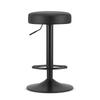 ROJST stool - black eco-leather / black base x 2