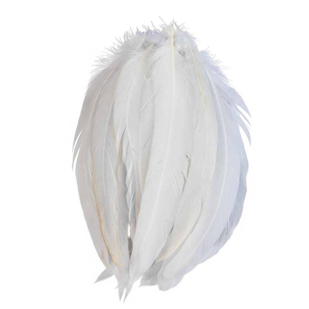 10Pcs/Lot Natural White Pheasant Feathers Wedding Home Party Decoration Length Rooster Plumes Diy Creative Carnival Crafts10-18"