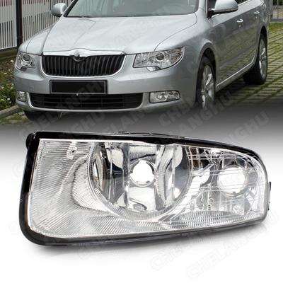 Feu de voiture côté gauche pour Skoda Superb MK2 2008 2009 2010 2011 2012 2013 Style Automobile Feu Antibrouillard Pare-chocs Avant Sans Ampoules