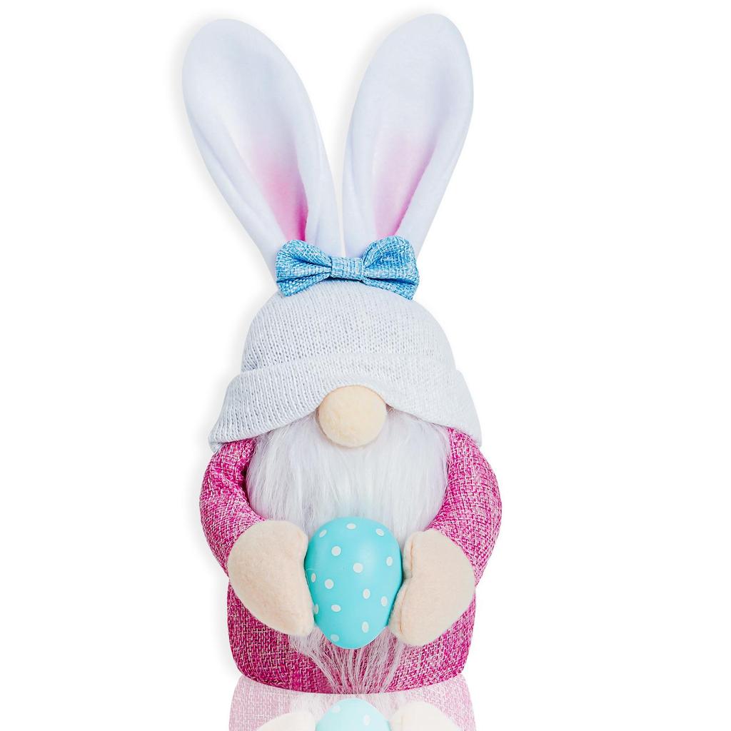 Easter Bunny with Egg Ornament – Faceless Doll Gift