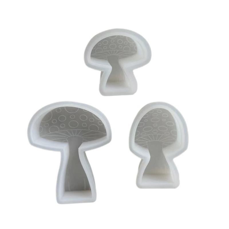 Diy Crystal Drop Glue Aromatherapy Gypsum Abrasive Three-dimensional Mushroom Jewelry Ornaments Pendant Silicone Mold