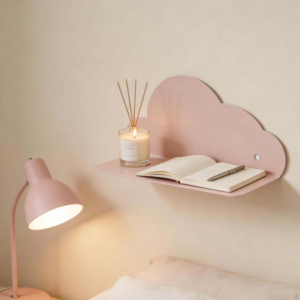 Display Shelf, Boho Shape Organizer, Hanging Bookshelf for Living Room Bedroom