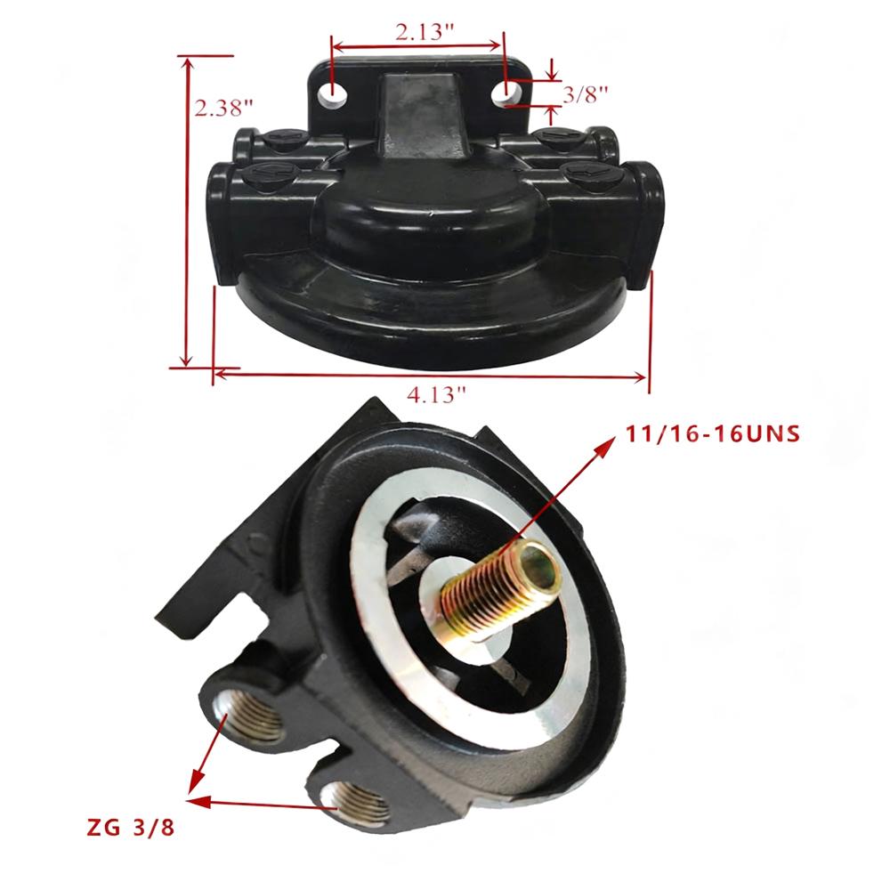 

18-7853-1 Fuel Filter Base for Marine Engines 3/8 Inch NPT Port Compatible with S3213 35-809097 S3214 and Multiple Part Numbers China Mainland