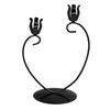 Nordic Flower Shape Tapered Candle Holder Metal Candlestick Candelabra Centerpieces Decoration for Elegant in Any Room