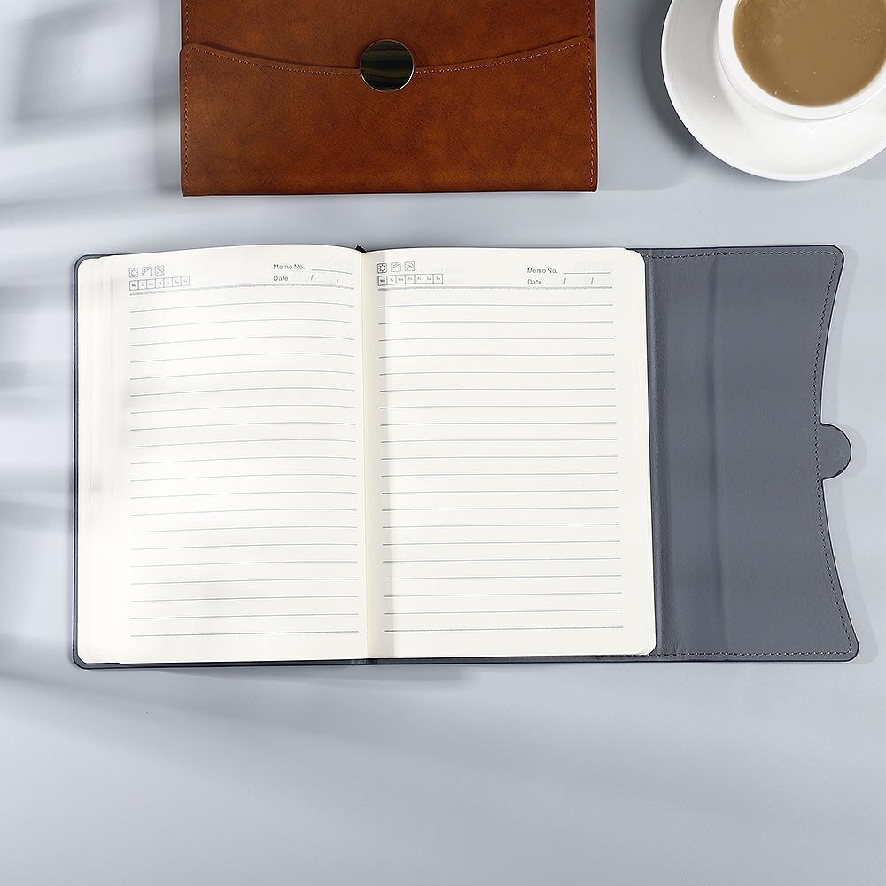 Cross-Border Exclusive A5 Refillable Trifold Notebook Set with Custom Logo