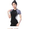 Li-Ning Beach Vacation Spa Conservative Plus Size Two-Piece Swimsuit Women swimwear Black LNYW049-2