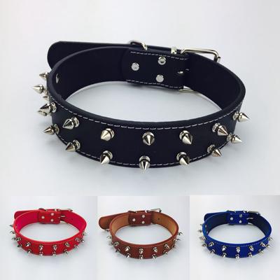 Küçük Orta Köpekler İçin Pet Yaka Köpek Yaka Kristal Çivili Pet Yaka