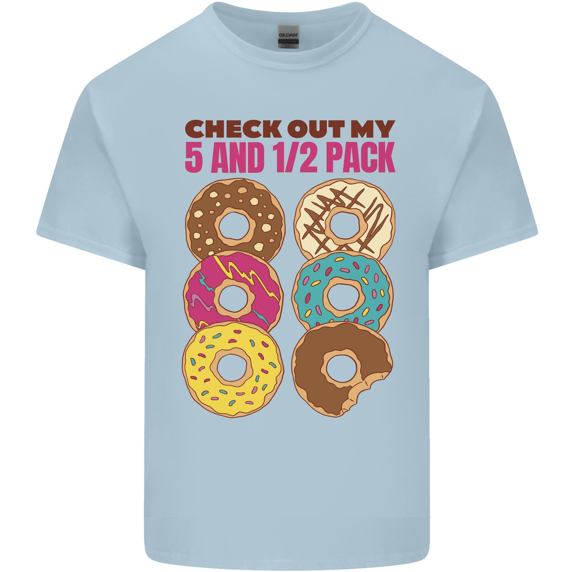 Check Out My 5 12 Pack Funny Donut Food Gym Unisexs Light Cotton TShirt S