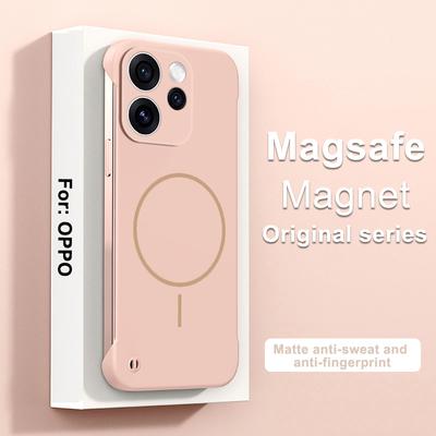 Per OPPO Reno 15 Pro Custodia Magnetica Antiurto Ultra Sottile Senza Bordi Per OPPO Reno 15 15Pro Magsafe Cover Posteriore Rigida in PC Opaco