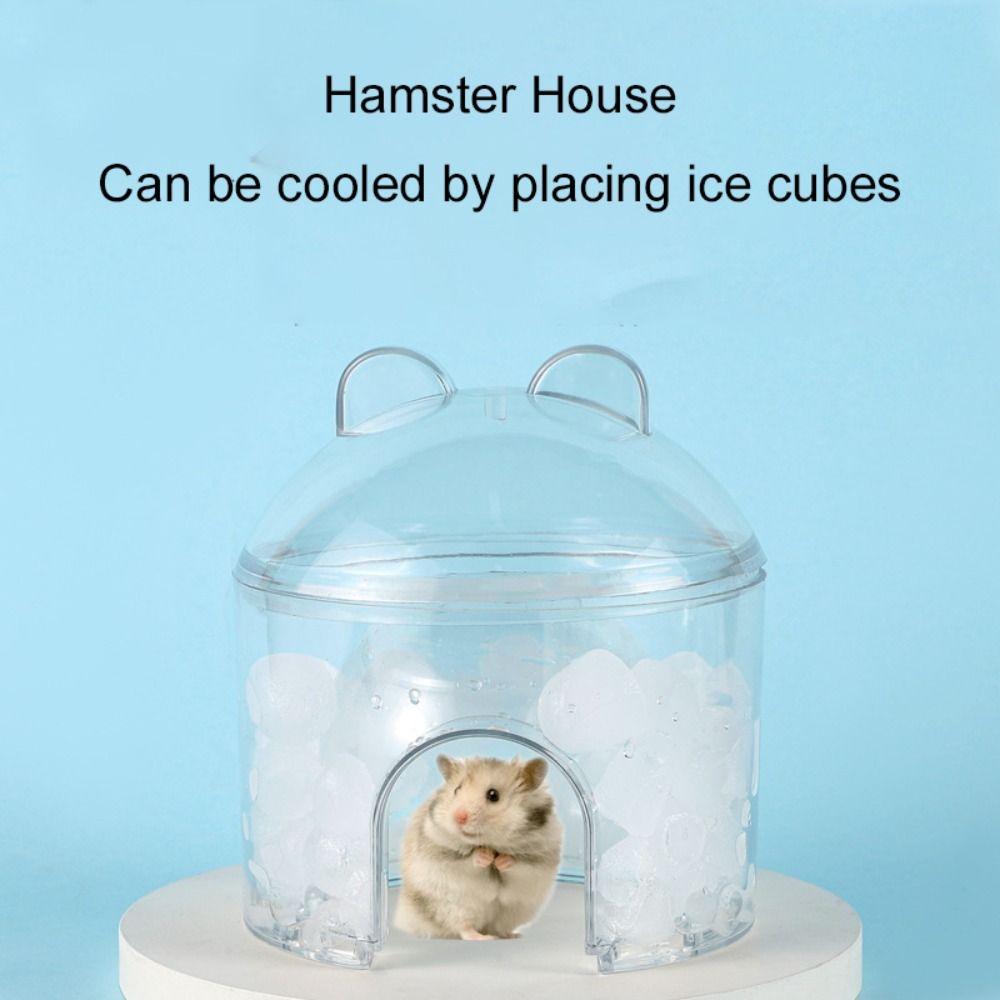 Hollowed-out Hamster Cooling House PET Hamster Cooling Habitat  High Temperatures