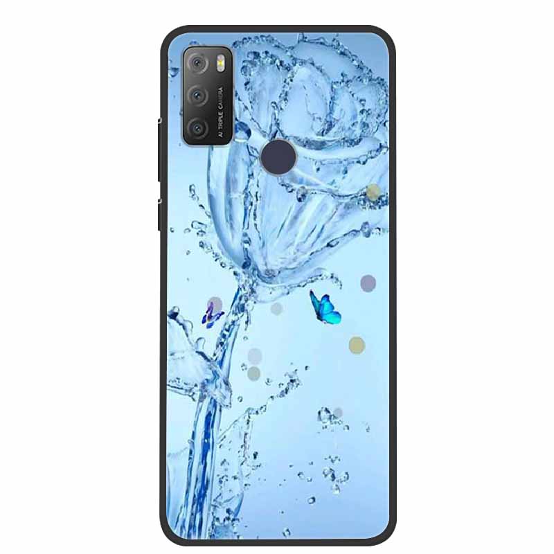 For Alcatel 1S 2021 Case Silicone Waterproof TPU Soft Phone Case For Alcatel 1S 1 S 2020 Capa Cartoon Coque Funda For 1SE 2020