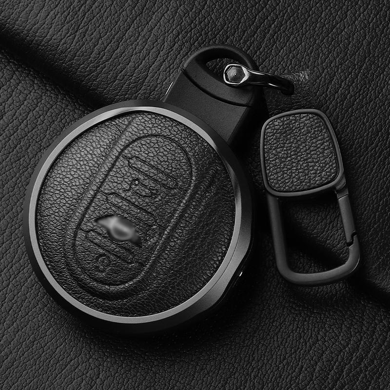 Metall und Leder Autoschlüsselhülle Abdeckung Für Bmw Mini COOPERS ONE JCW CLUBMAN Countryman R55 R56 R57 R58 F56 F55 F54 F57 F60 R59 R60