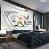 Pippi Longstocking Custom Name Wall Tapestry Aesthetic Wall Hanging Printed Fabric Blanket Decorative Tapestries for Bedroom Living Room Home Decor