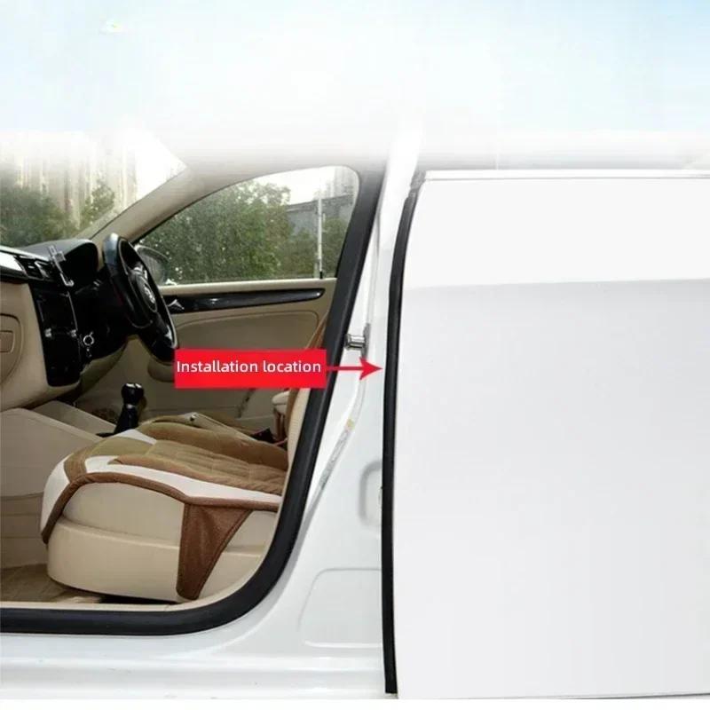 2m Verdickter Gummi B-Säulen Dichtstreifen Autotürkante Dichtung Kratzschutz Schalldicht für Autotür Alle Fahrzeuge