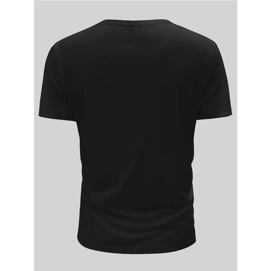 Men Stripe Character Print 3d T Shirt Short Sleeve O-Neck TShirt Vintage Polyester Breathable Sport Casual Large Size T-Shirts Men’s