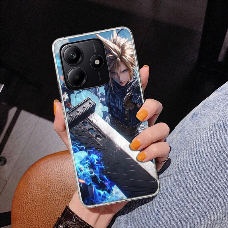 Final Fantasy FF VII Phone Case For Xiaomi Redmi Note 15 14 13 12S 12 11 Pro Plus 14S 11S 11E 10 10S 11T 5G Personalized Cover R