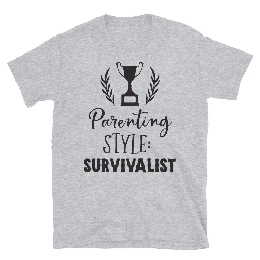Parenting Style Survivalist T-Shirt 4XL