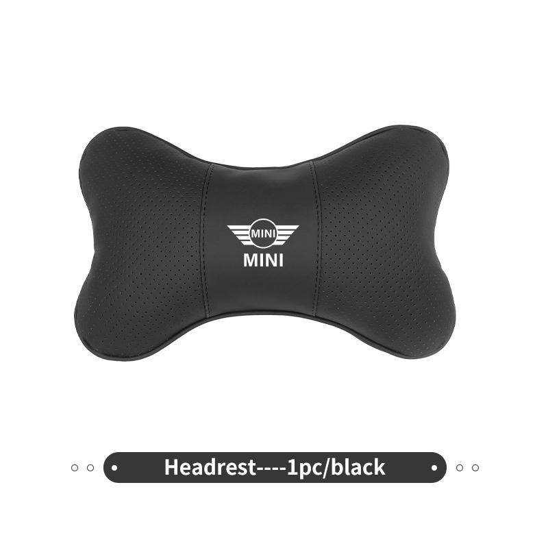 Car Seat Neck Pillow Headrest Lumbar Support Waist Cushion For MINI Cooper One JCW Clubman Countryman R55 R56 F55 F56