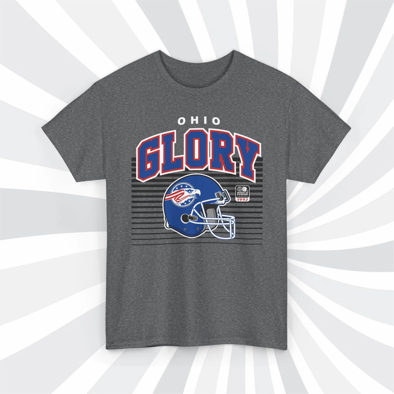 Ohio Glory 1992 WLAF Vintage Football Helmet T shirt L