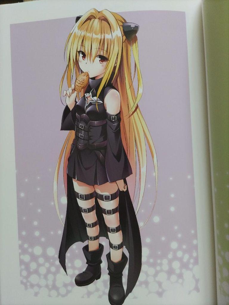 [USED] Collector's Edition Comic To Love-Ru Darkness Art Book Harem Gold