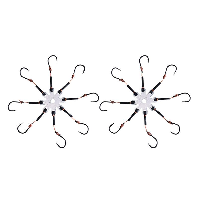 Sea Rod Square Hook, Ise-ni Coiled Hook, Bran Cake Flipped Version Of The Sandwiched Fish Hook 8