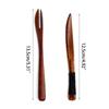 Wooden Dessert Knife Dessert Fork Cake Knife Dessert Knives Tableware Mini Cutlery Set Kitchen Accessories Wood Material