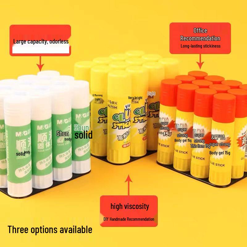Chen & Guang High-Adhesion Smooth Glue Stick for Students and Office Use