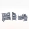 3D Printed Gothic Building Ruins Terrain Scenery Unpainted Mini Building Model Kit For Dnd Wargaming Terrain Scenery Building