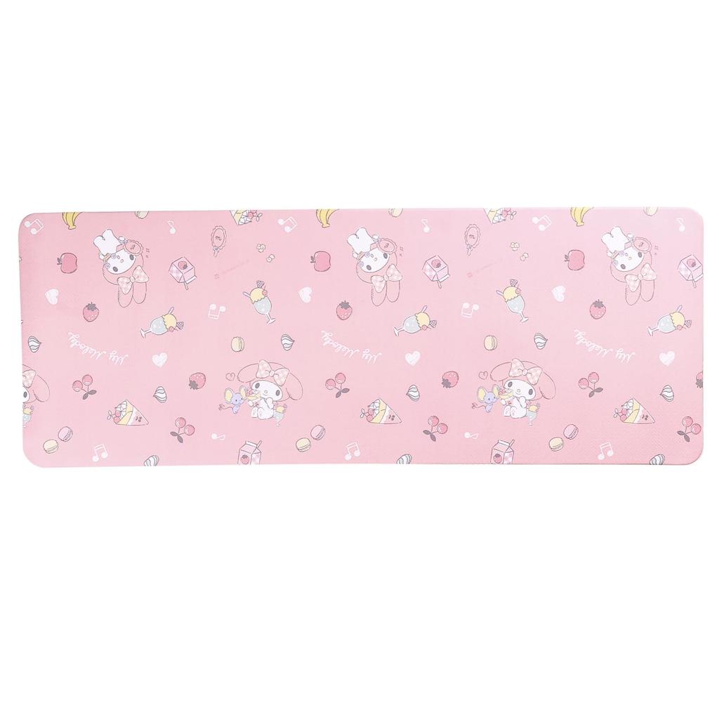Marushin Kitchen My Melody Girly H45 X 3795032400 Mat, Sweet, Wipeable, Water-Repellent, Non-Slip, PVC, Approx. W120cm,
