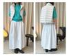 Louvre Korean Style High Waist Buttoned Elastic 3D Slimming Long Skirt - Women's Casual Spring Collection