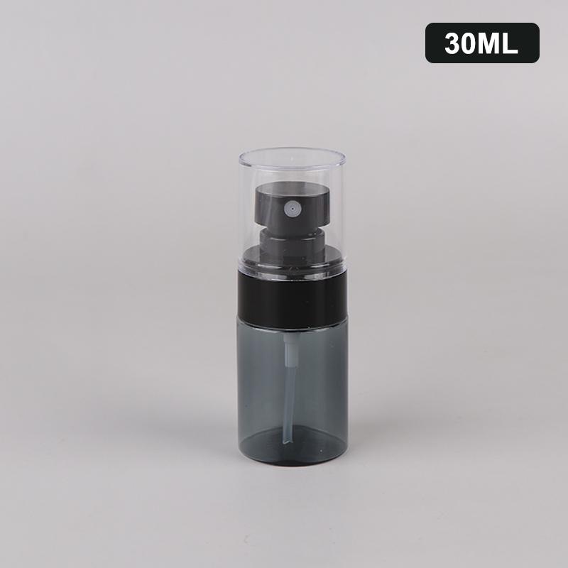 30/60/100/120 мл Бутылка-спрей Дорожный диспенсер Пустой Прозрачный/Черный Макияж Спирт Ультрамелкий туман Увлажнение лица Портативный 30ml чёрный