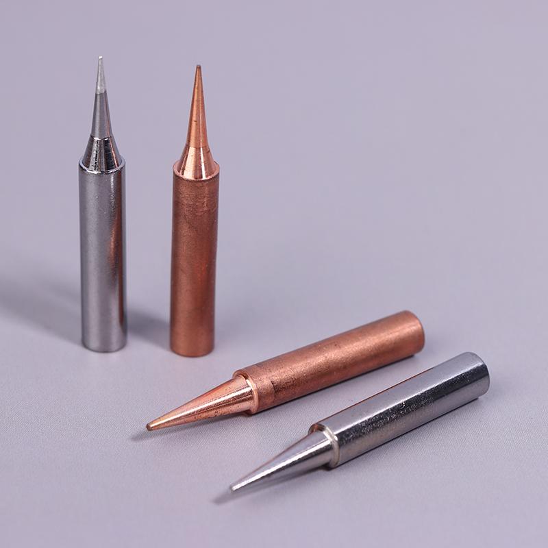 5pcs Practical Solder Iron Tips Set Welding Equipment Accessories Lead-free Pure Copper 900M-T-B For Soldering Station