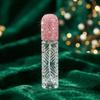 12ml Glass Perfume Atomizer Creative Rhinestone Oil Diffuser Bottle  Travel Supply