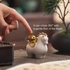 Chinese Style Horse Figurine Resin Desktop Ornament Cute Zodiac Horse Ornaments  Office